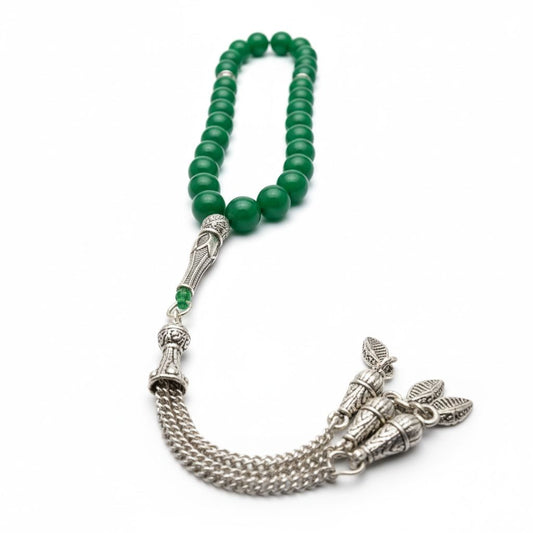 Green Jade Prayer Beads — Sibha