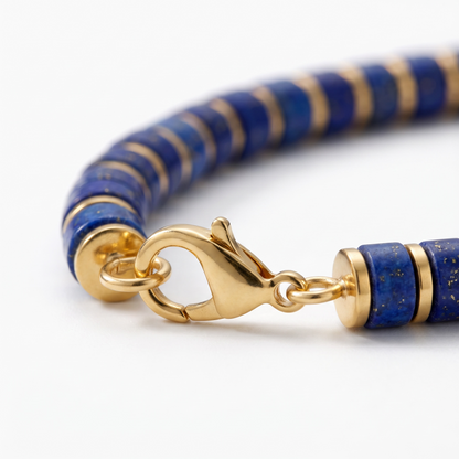 Lapis Lazuli Gold Bracelet