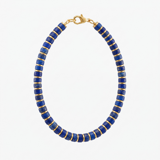 Lapis Lazuli Gold Bracelet