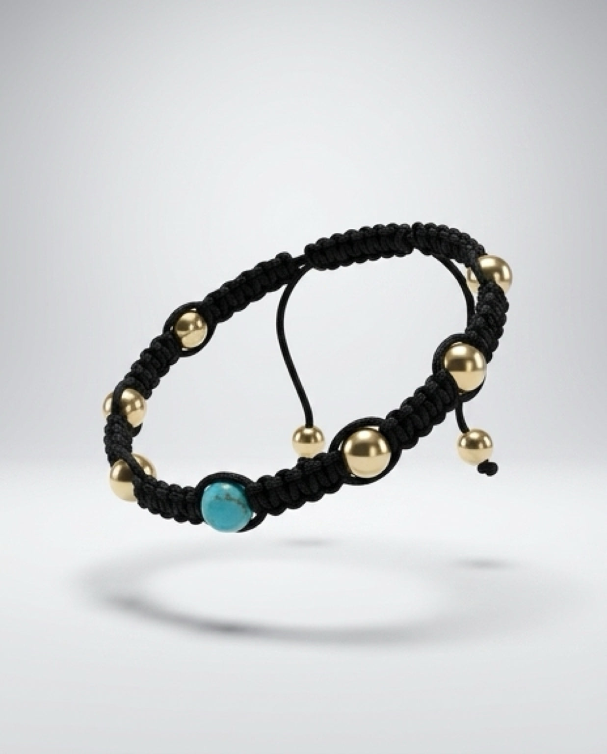 Turquoise Macramé Bracelet