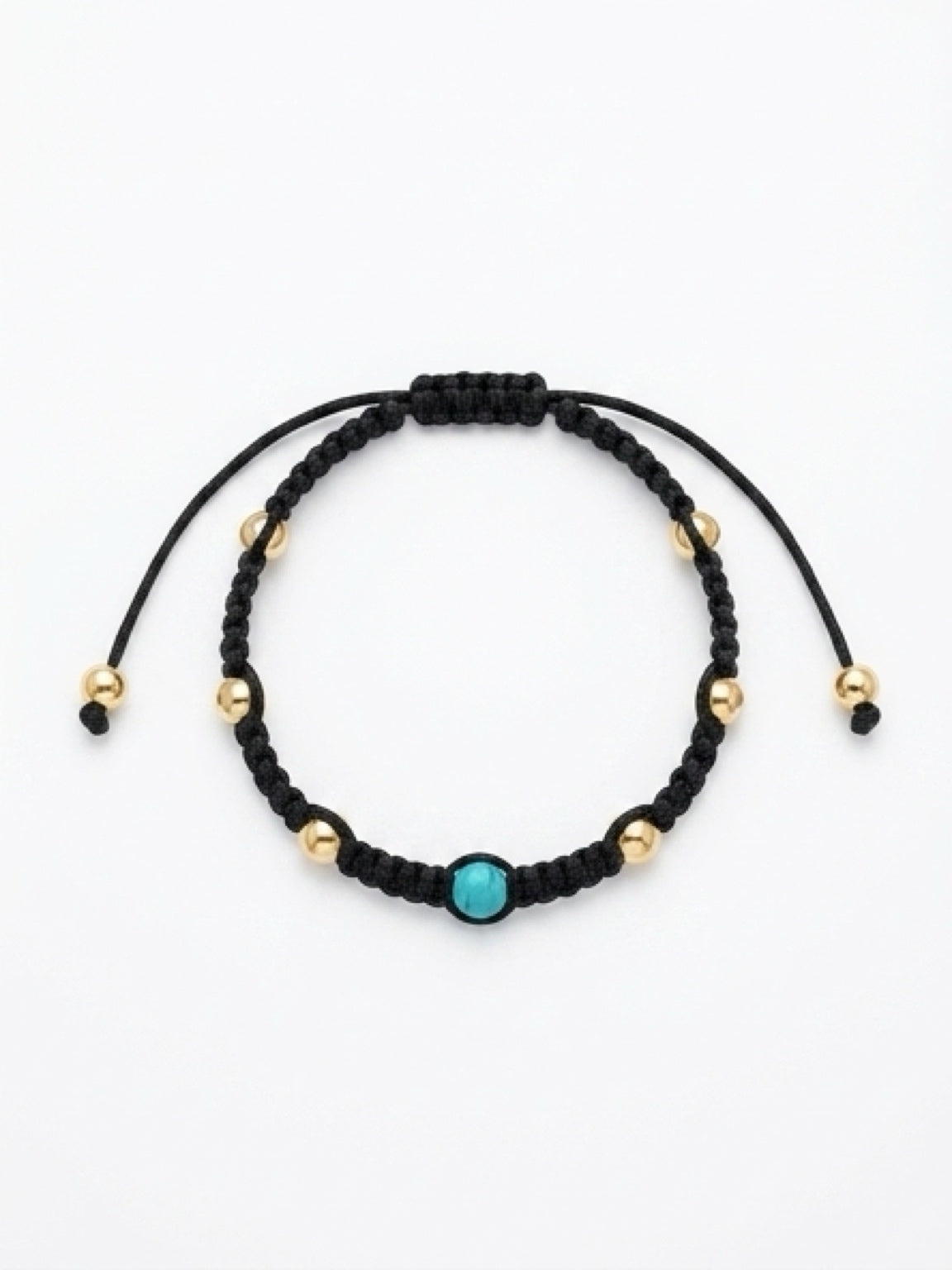 Turquoise Macramé Bracelet