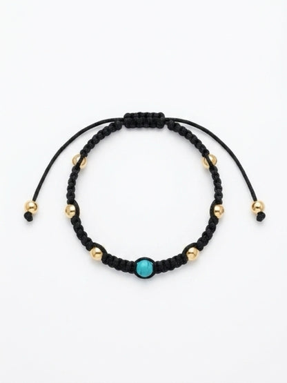 Turquoise Macramé Bracelet