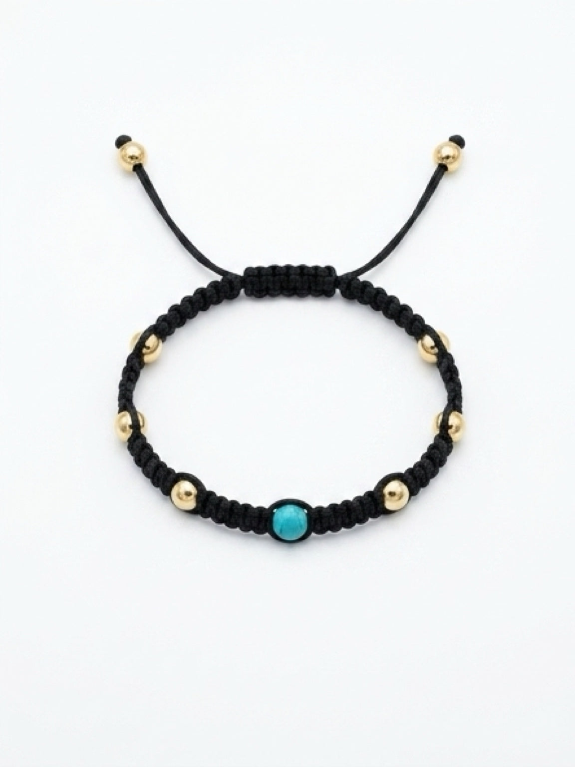 Turquoise Macramé Bracelet