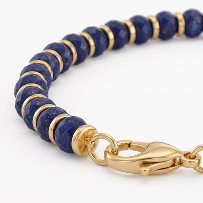 Lapis Lazuli Gold Bracelet