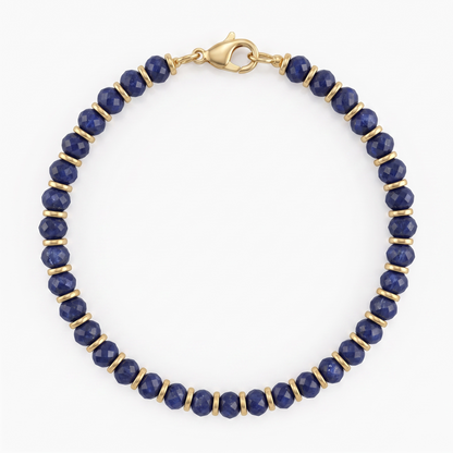 Lapis Lazuli Gold Bracelet