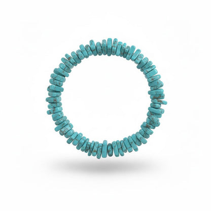 Turquoise Chip Beaded Bracelet