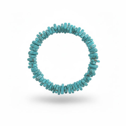 Turquoise Chip Beaded Bracelet
