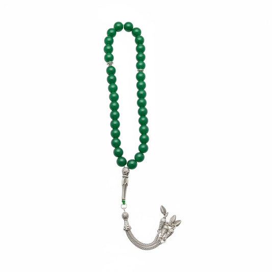Green Jade Prayer Beads — Sibha